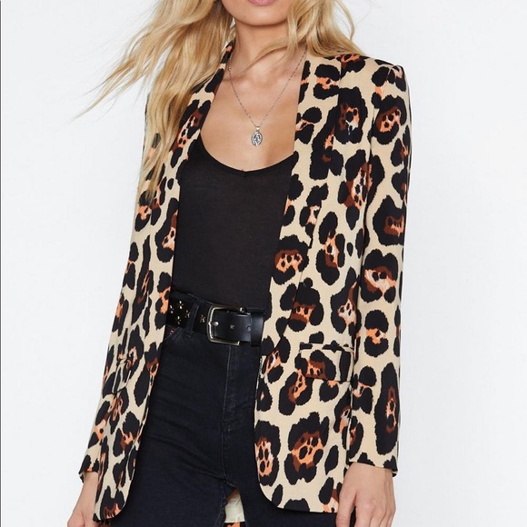 Nasty Gal Jackets & Blazers - Nasty Gal On The Prowl Leopard Blazer!! 🐆
